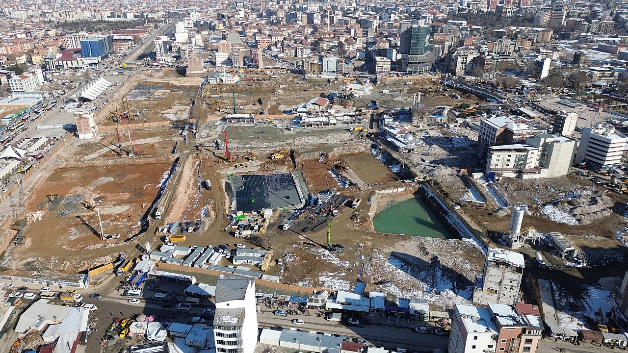 Malatya Çarşısı dronla görüntülendi