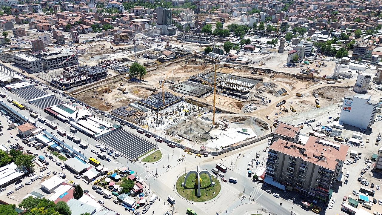 Malatya Çarşısı dronla görüntülendi