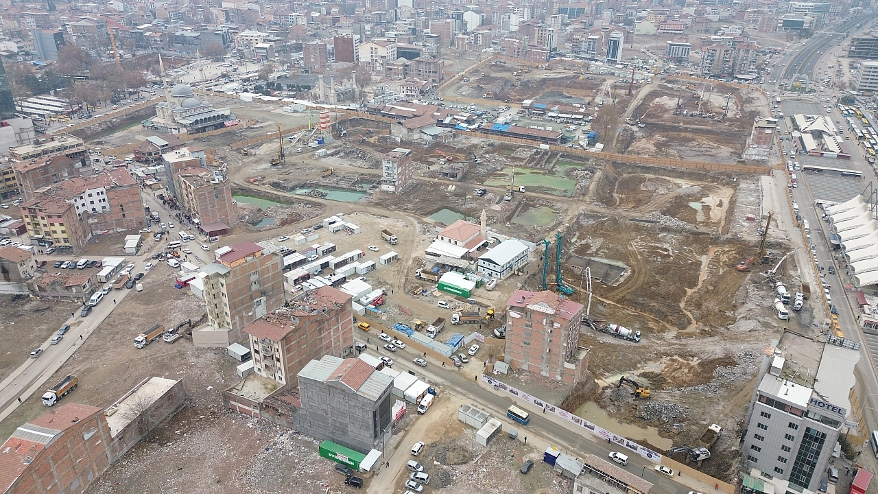 Malatya Çarşısı dronla görüntülendi