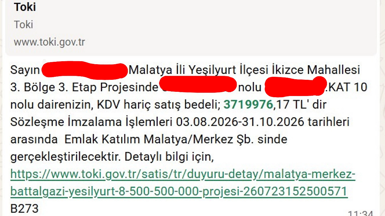 Malatya'da uygun fiyatlı ev hayali suya düştü! Gençler ve emekliler 4 milyon liralık borç altına girdi!
