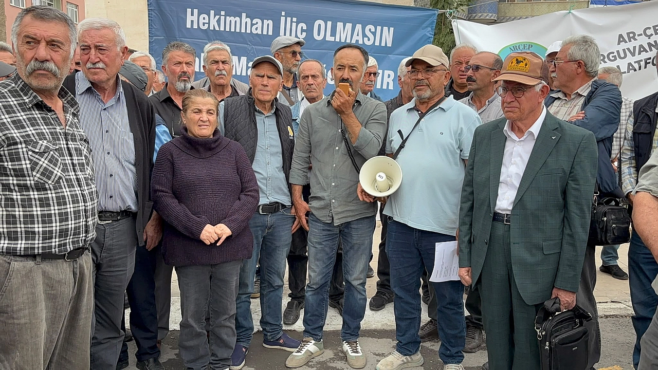 Hekimhan halkından maden şirketlerine tepki: Dere yataklarındaki atıklar tehlike saçıyor