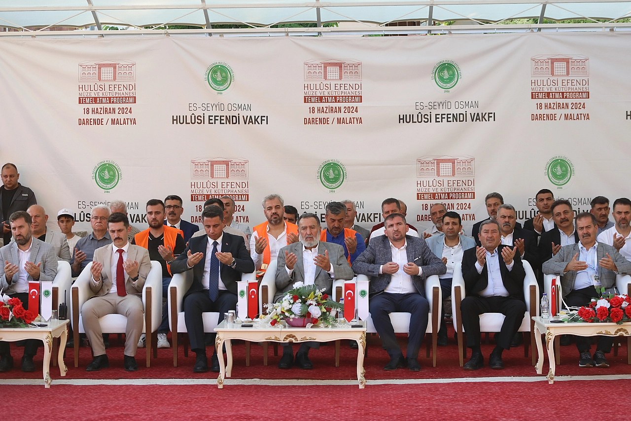 Darende'de temeli atıldı...