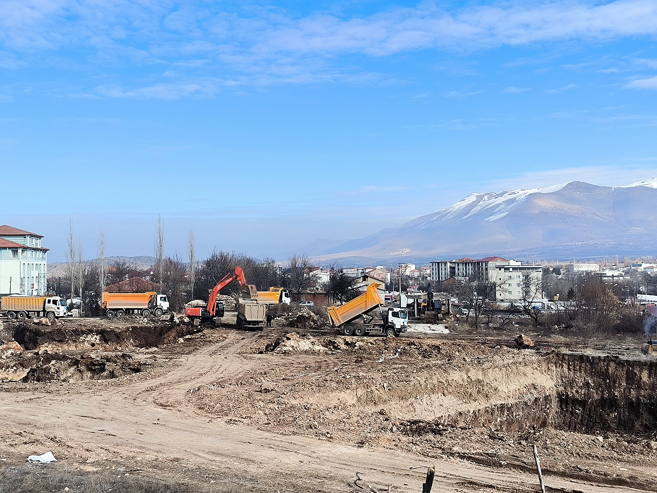 Doğanşehir'de Rezerv Alanda Çalışmalar Başladı!