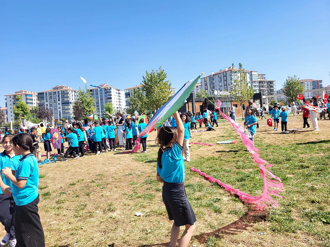 Malatya semalarında Gazze'ye mesaj!