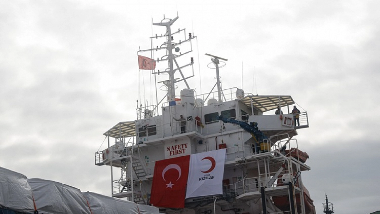 20. 'İyilik Gemisi' Gazze için yola çıktı