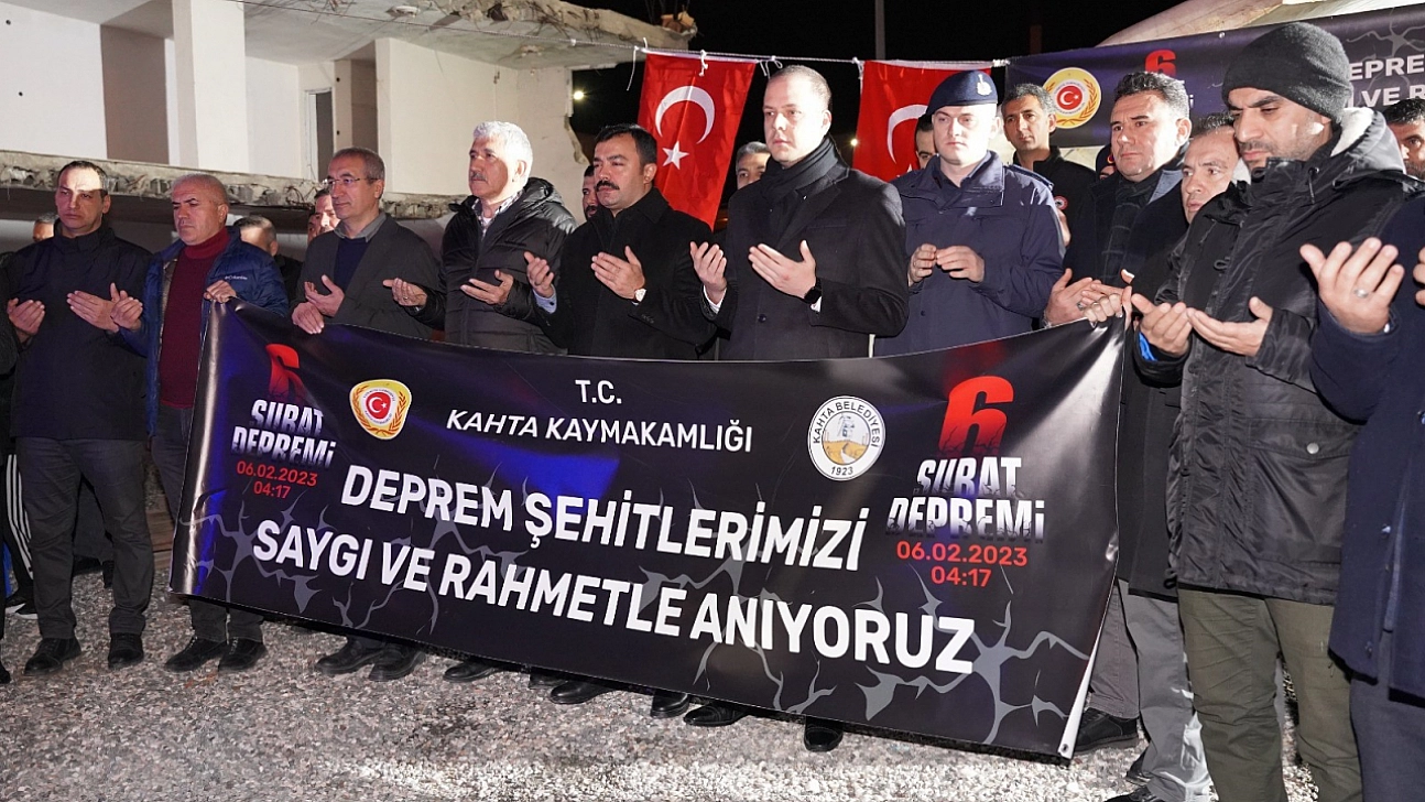 6 Şubat depremlerinin yıl dönümünde anma programı