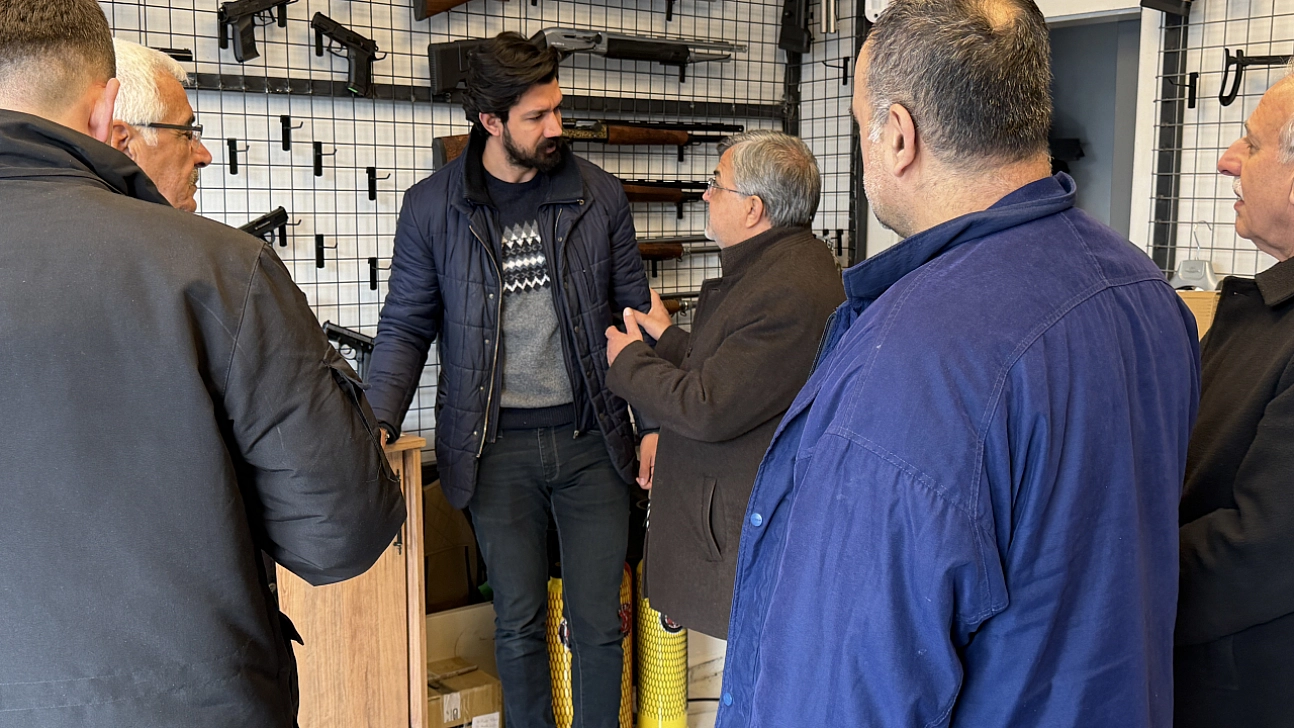 Başkan Ekrem Çadır, esnaflarla bir araya geldi