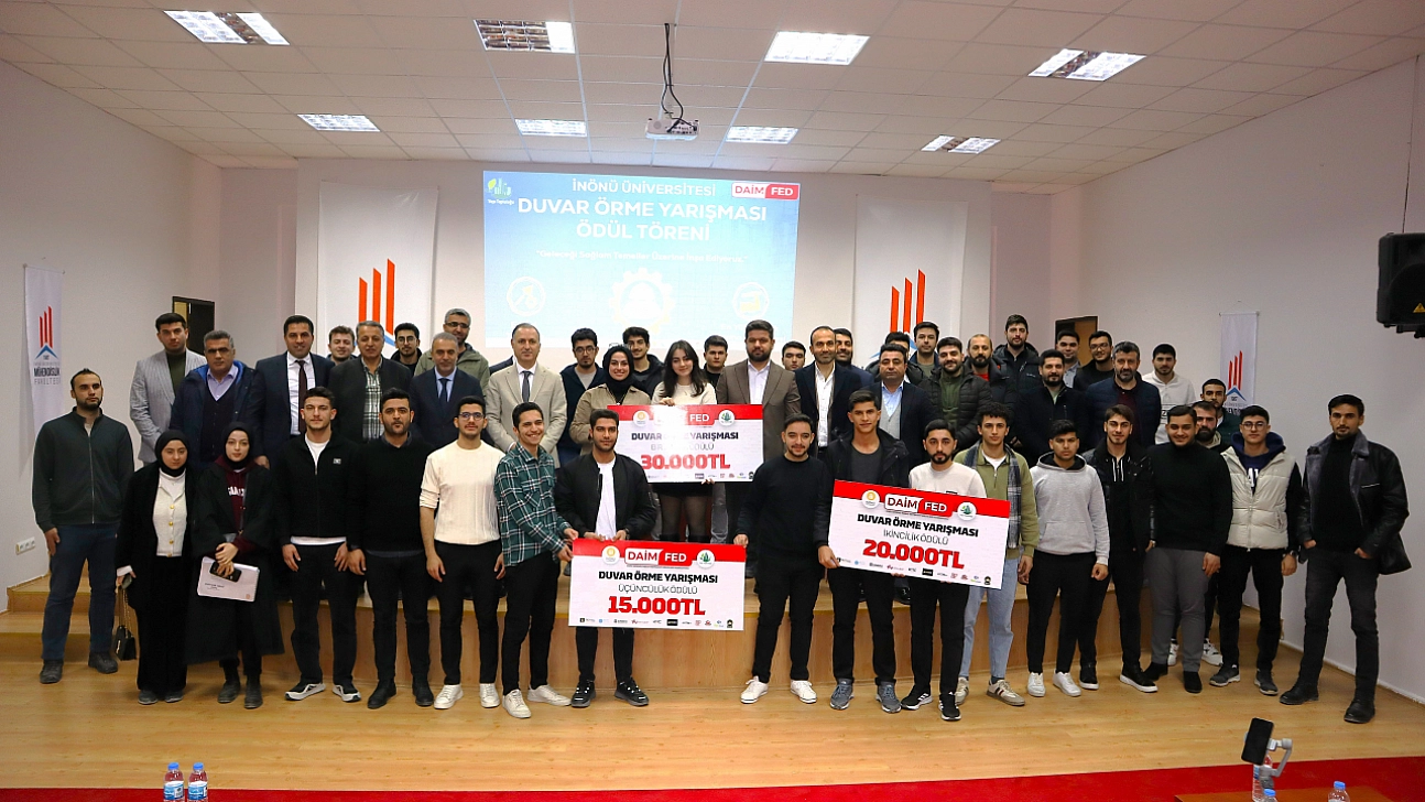 Duvar Örme Yarışmasında ödüller sahiplerini buldu