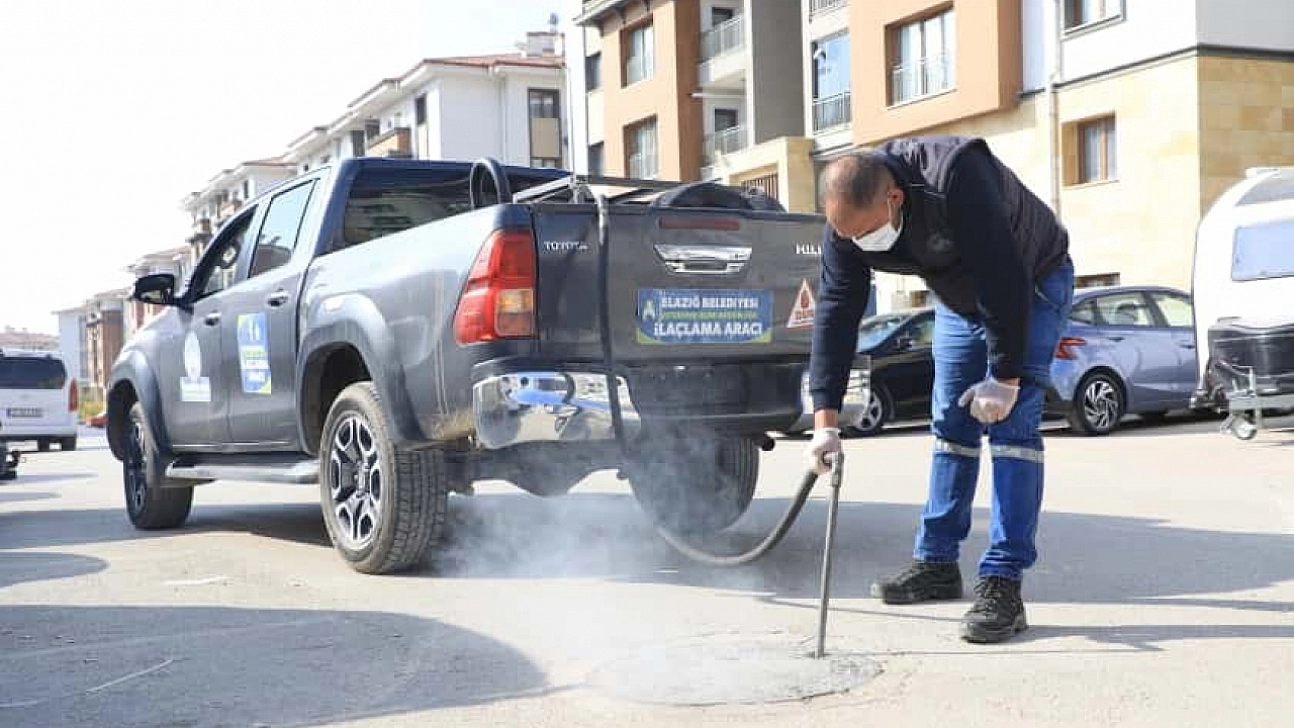 İlaçlama çalışmaları devam ediyor