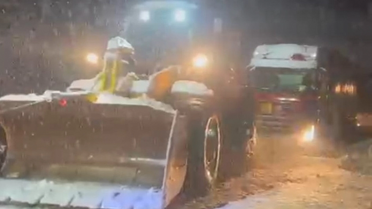 Sincik'te doğalgaz mesaisi