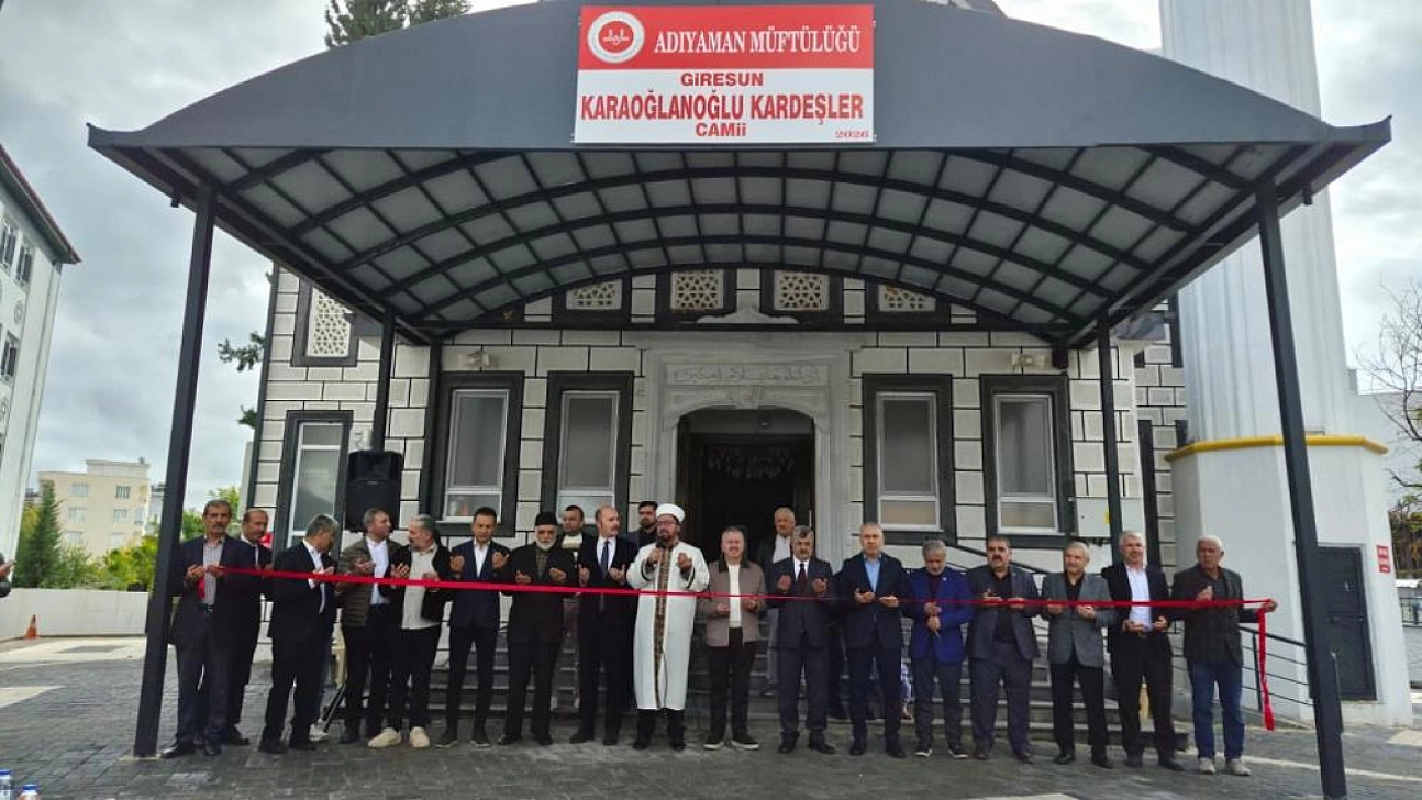 Karaoğlanoğlu Kardeşler Camisi ve Kur'an kursu açıldı