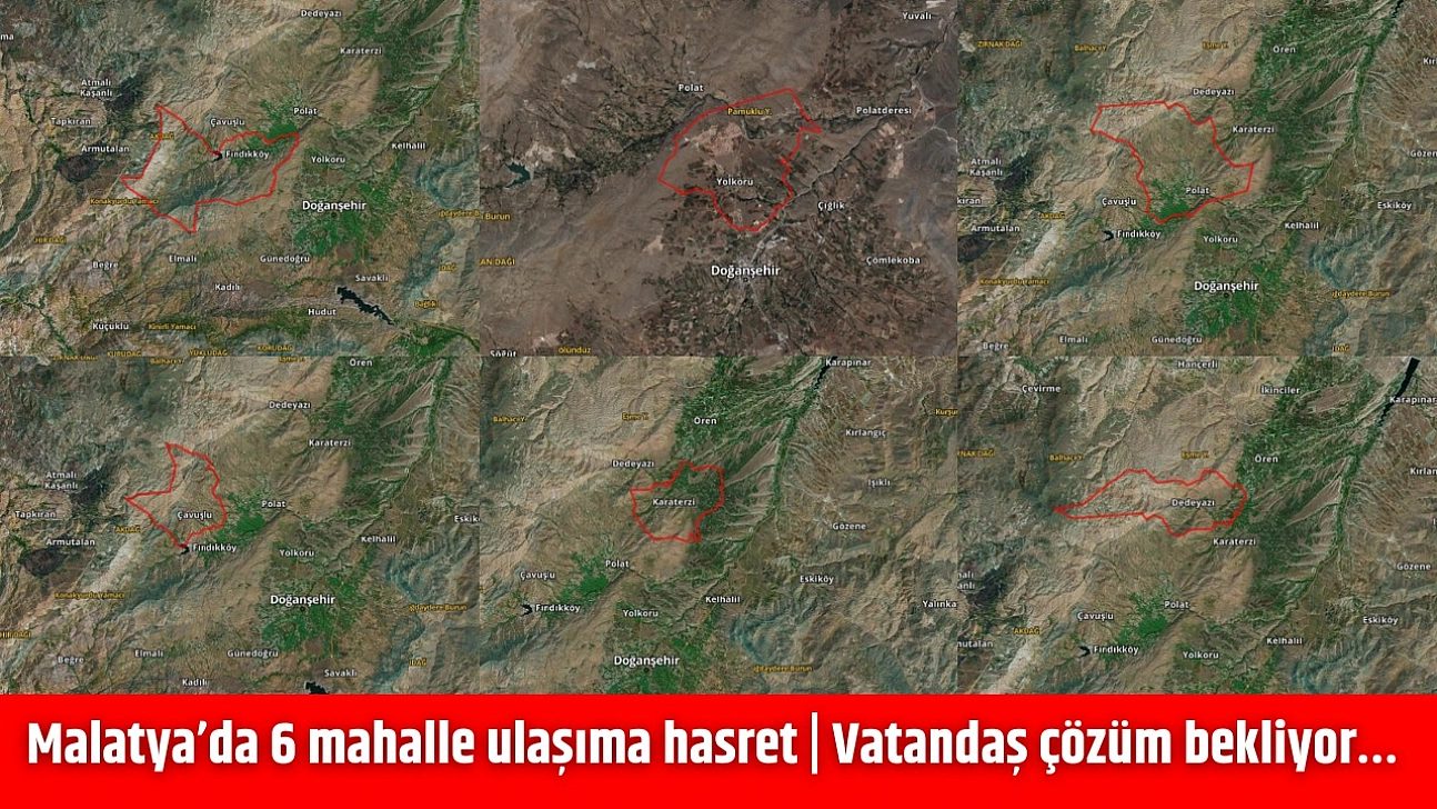 Malatya'da 6 mahalle ulaşıma hasret| Vatandaş çözüm bekliyor…
