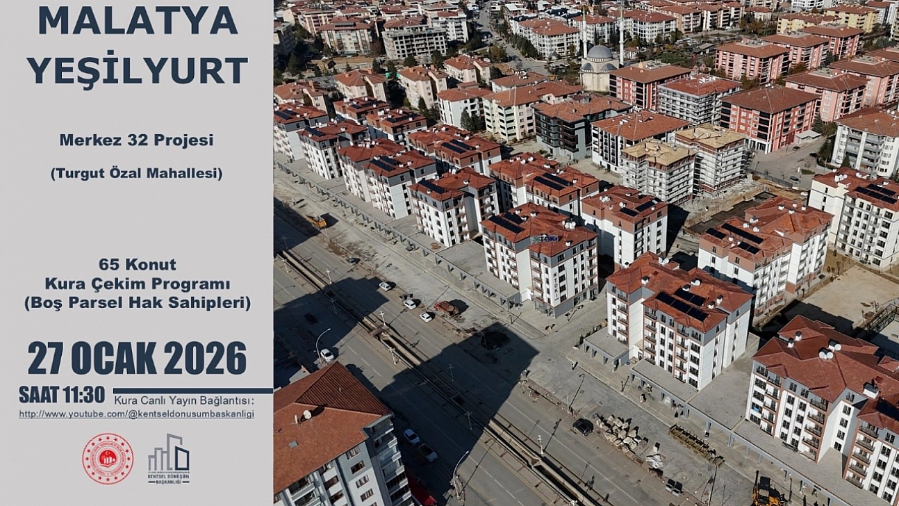 Malatya'da kura heyecanı devam ediyor: Rezerv alanlardaki 65 konutun hak sahibi belli oluyor