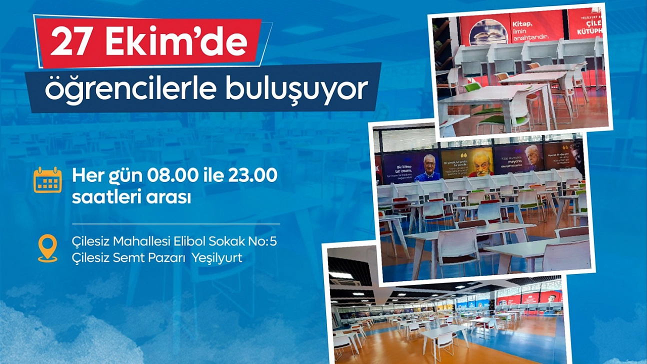 Malatya'da öğrenciler dört gözle bekliyordu: Kütüphane açıldı.. İşte çalışma saatleri…