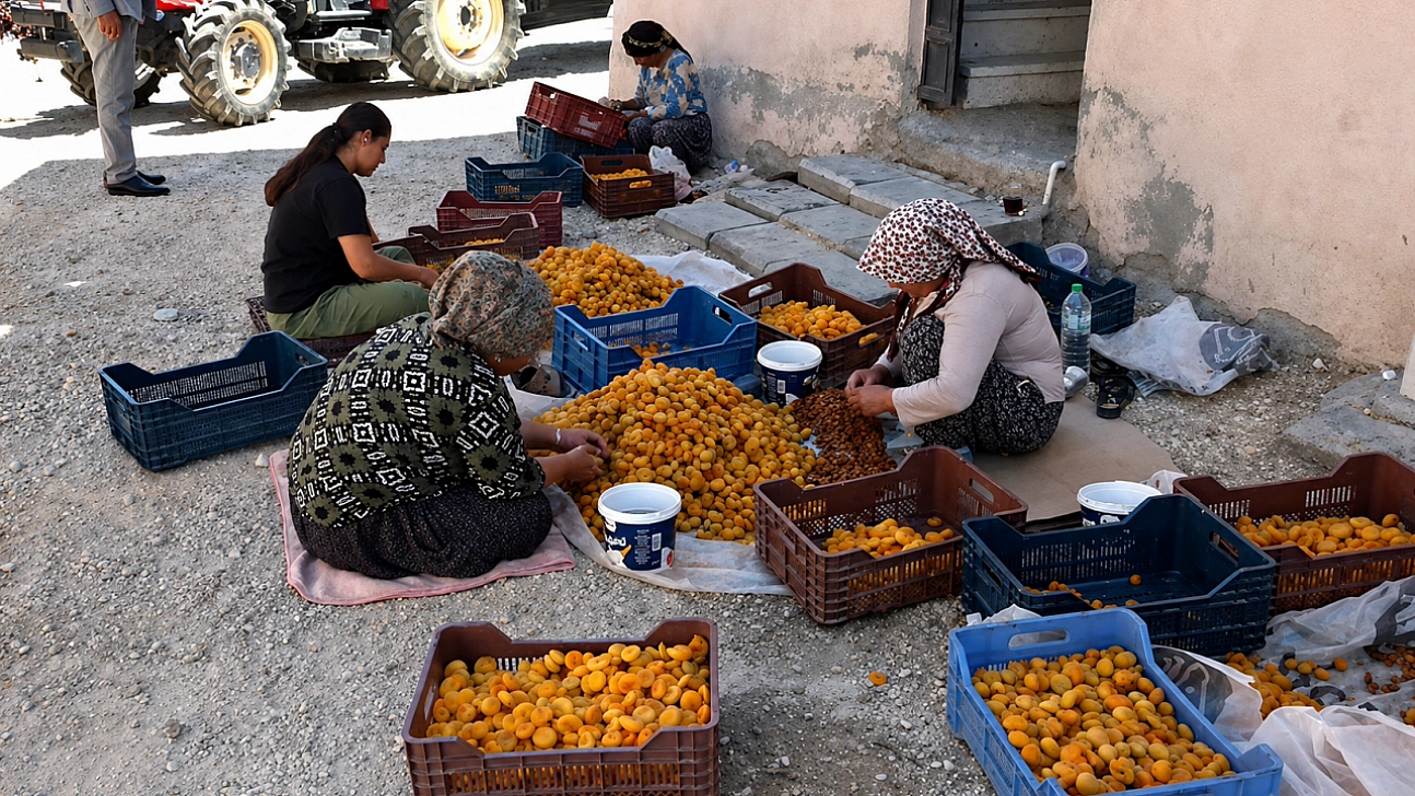 Malatya'daki kayısı üreticilerinden tepki: 'Kuru kayısı en az 400 TL olmalı'