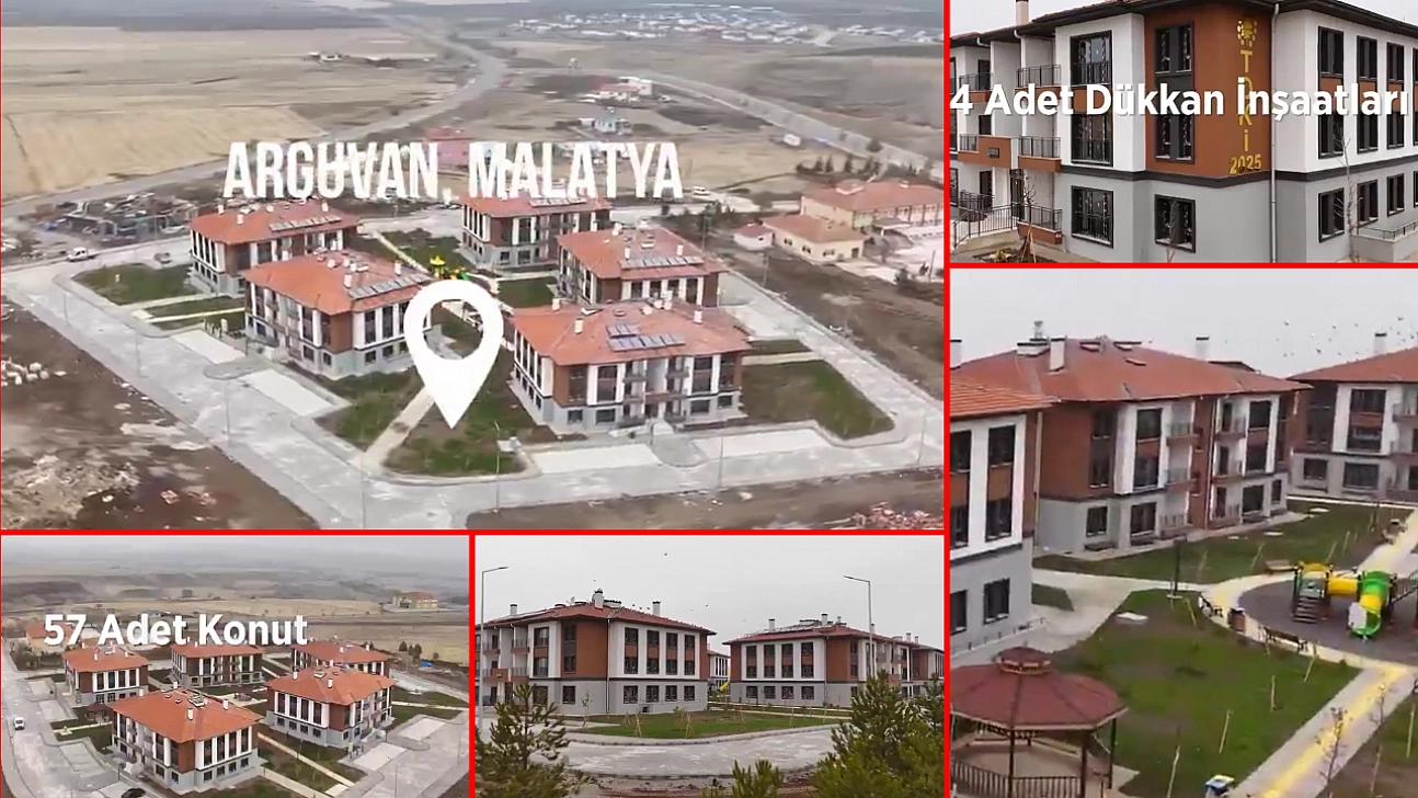 Malatya'nın Dört Bir Yanında Anahtar Teslim Heyecanı: 57 Kırsal Konut ve 4 Dükkan Daha Teslim Edilecek
