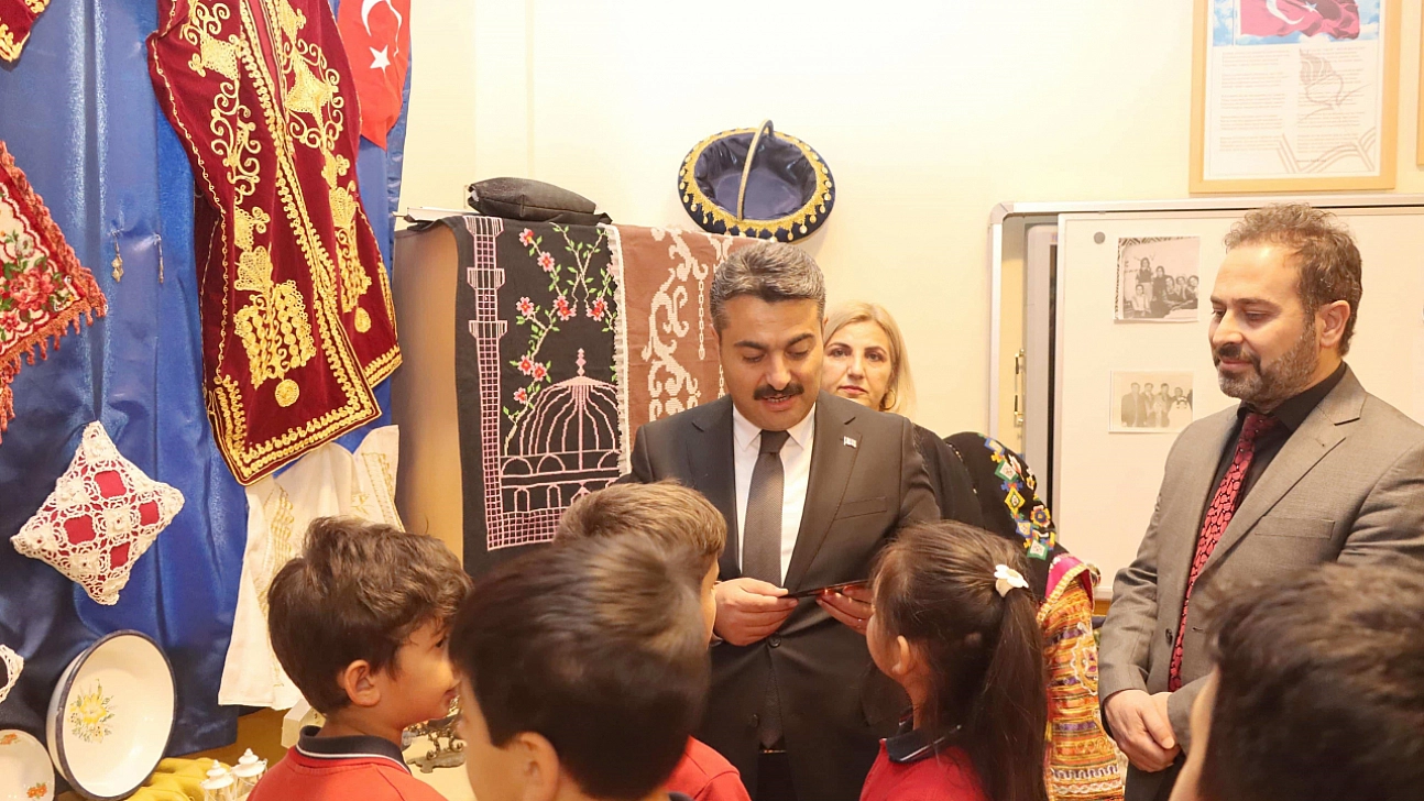Okulda Türk kültürü yaşatıldı