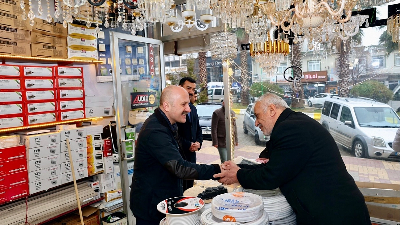 Vali Varol esnafın nabzı tutuldu