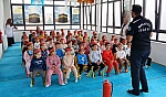 Malatya'da öğrencilere yangın farkındalık eğitimi verildi