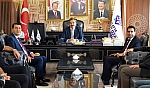 MTSO Başkan Adayı Boyraz, Rektör Bentli'yi ziyaret etti