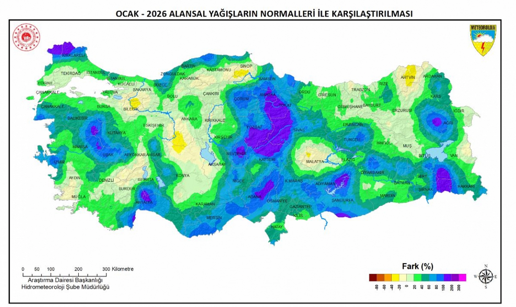 Yağış raporunda şaşırtan tezatlık| Yağışlar 3 katına çıktı, Malatya'da düşüş dikkat çekti!