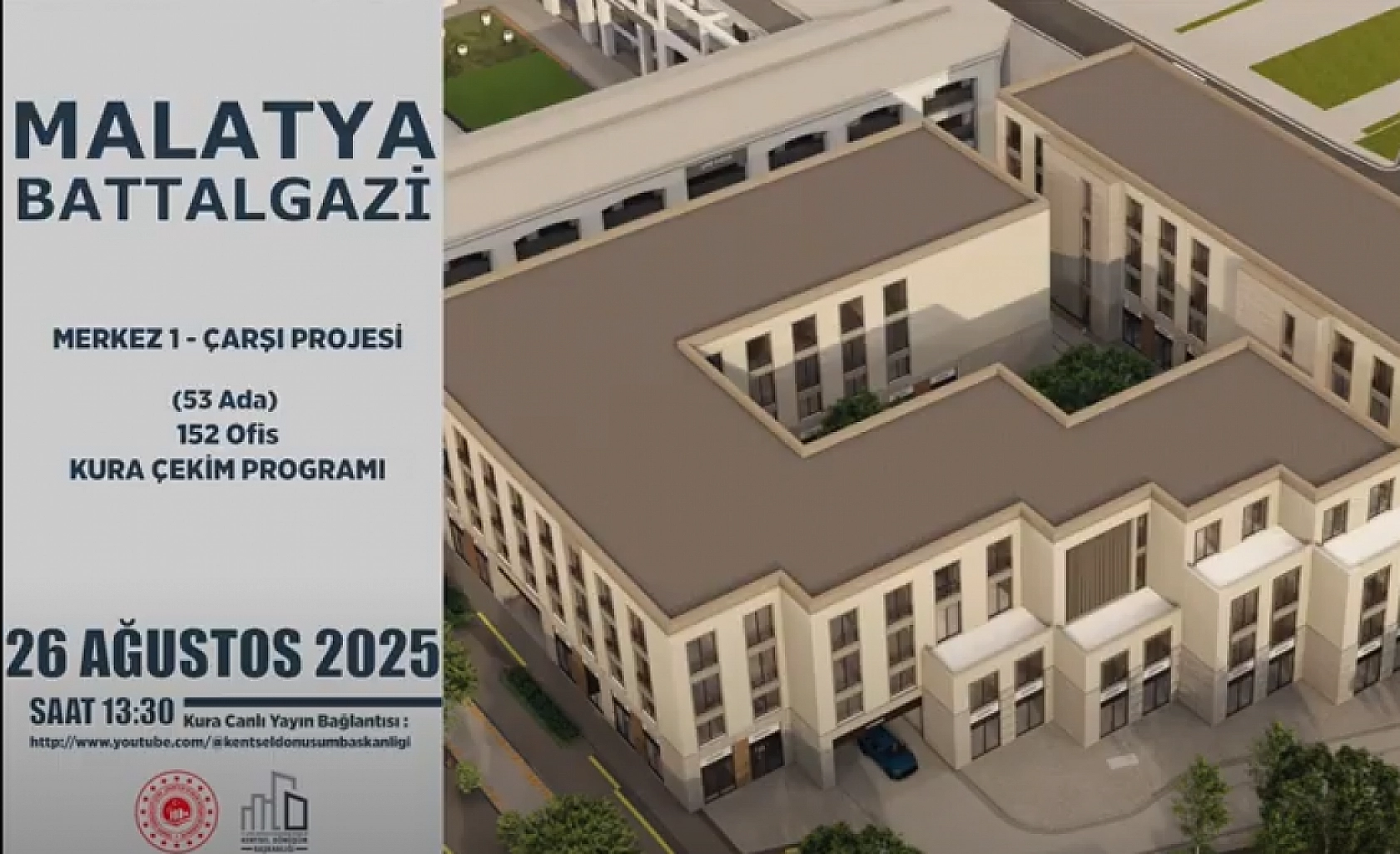 Malatya Çarşı Projesi'nde 152 ofisin kura sonuçları belli oldu: İsim İsim hak sahibi tam liste…