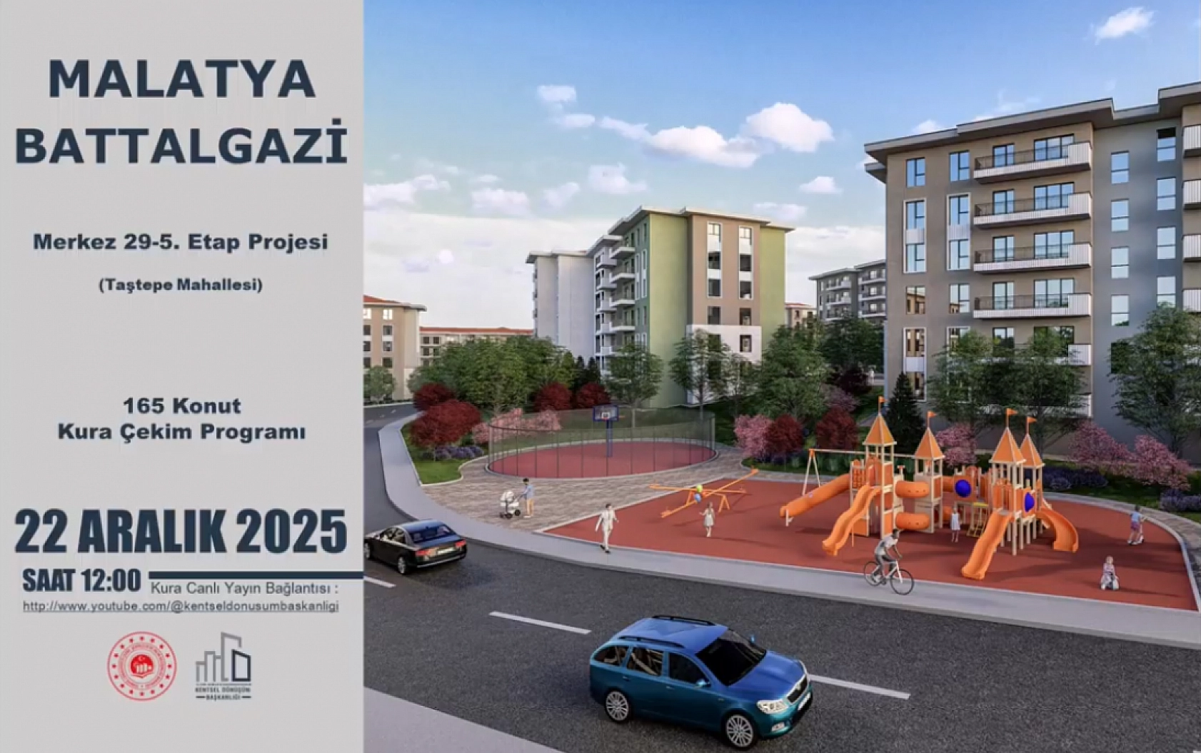 Taştepe Mahallesi'nde 165 konutun kura sonuçları...