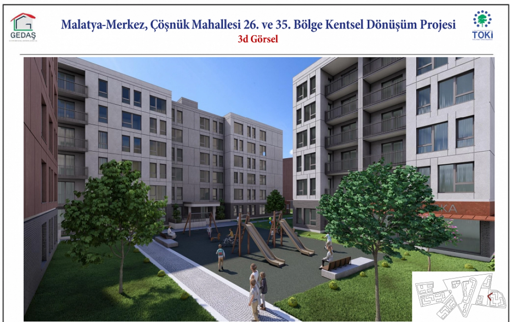 Proje Hazır! İşte Çöşnük Mahallesi'nin Proje Görselleri...