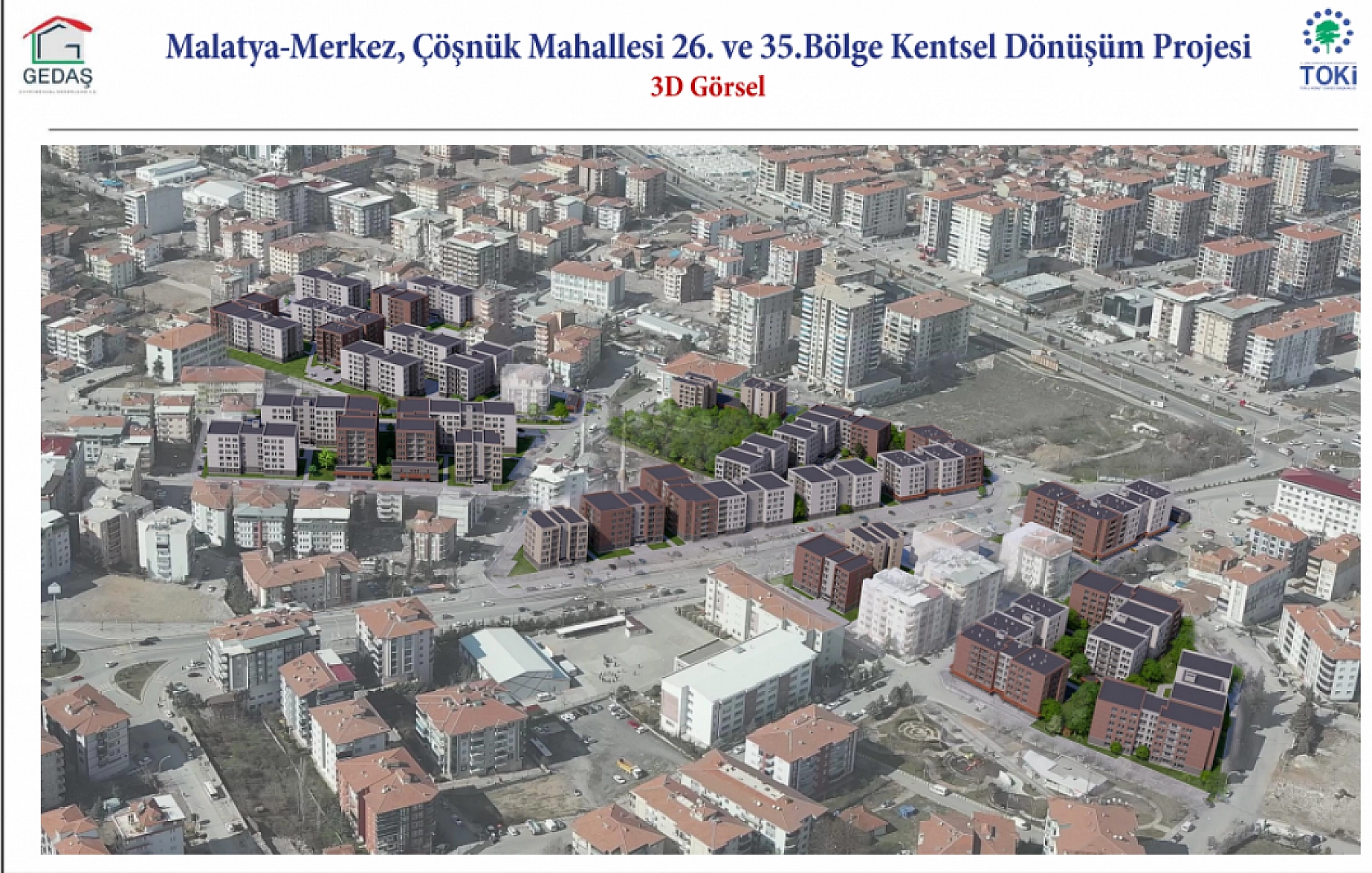 Proje Hazır! İşte Çöşnük Mahallesi'nin Proje Görselleri...