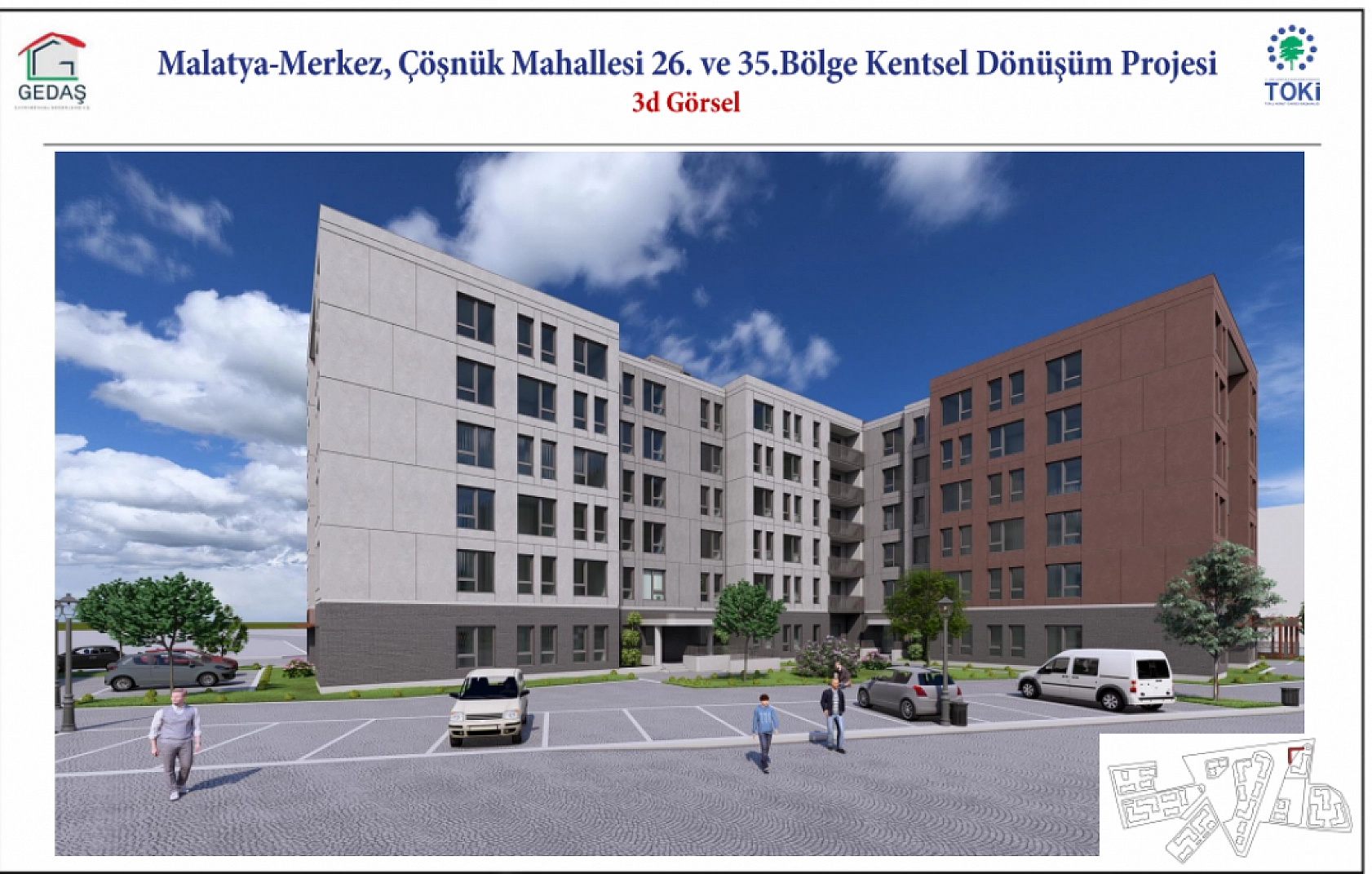 Proje Hazır! İşte Çöşnük Mahallesi'nin Proje Görselleri...