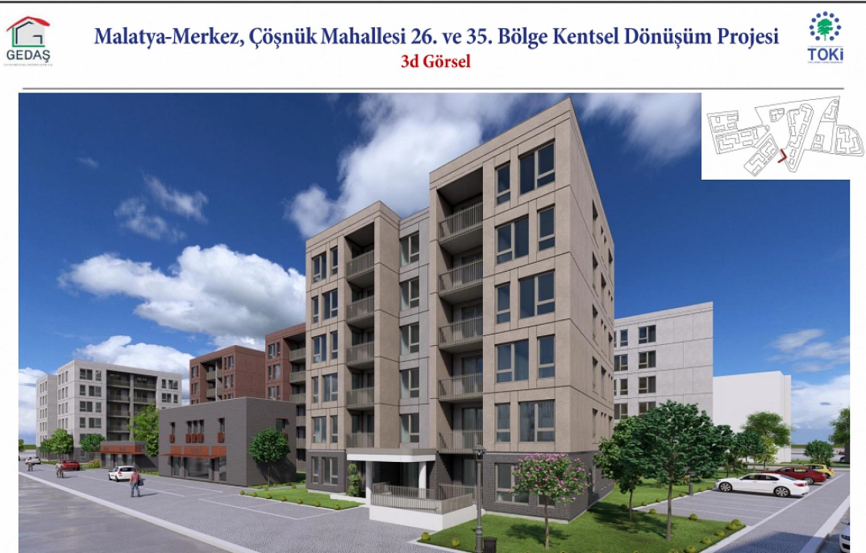 Proje Hazır! İşte Çöşnük Mahallesi'nin Proje Görselleri...