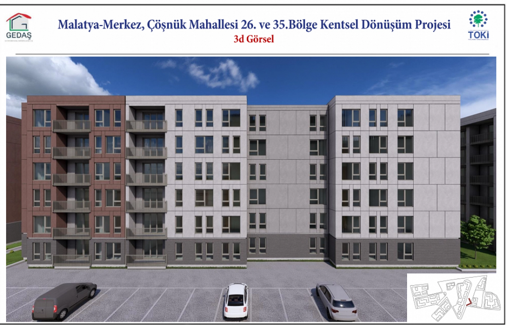 Proje Hazır! İşte Çöşnük Mahallesi'nin Proje Görselleri...