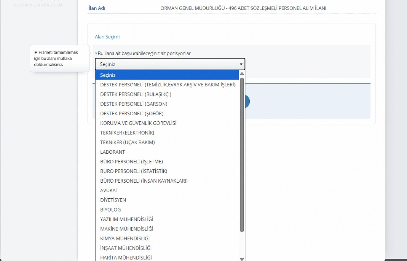 Orman Genel Müdürlüğüne Personel Alımı İçin Geri Sayım Başladı: Mühendis, Şoför ve Büro Memurları Başvuru Yapabilecek...