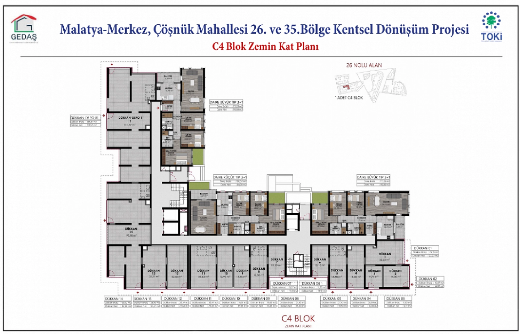 Proje Hazır! İşte Çöşnük Mahallesi'nin Proje Görselleri...