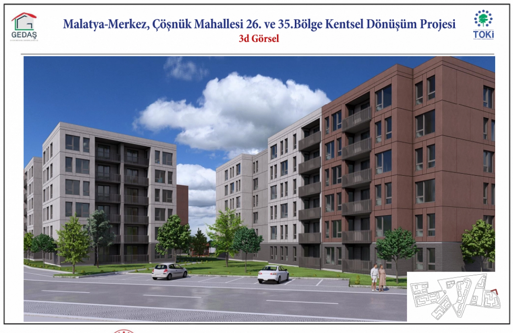 Proje Hazır! İşte Çöşnük Mahallesi'nin Proje Görselleri...