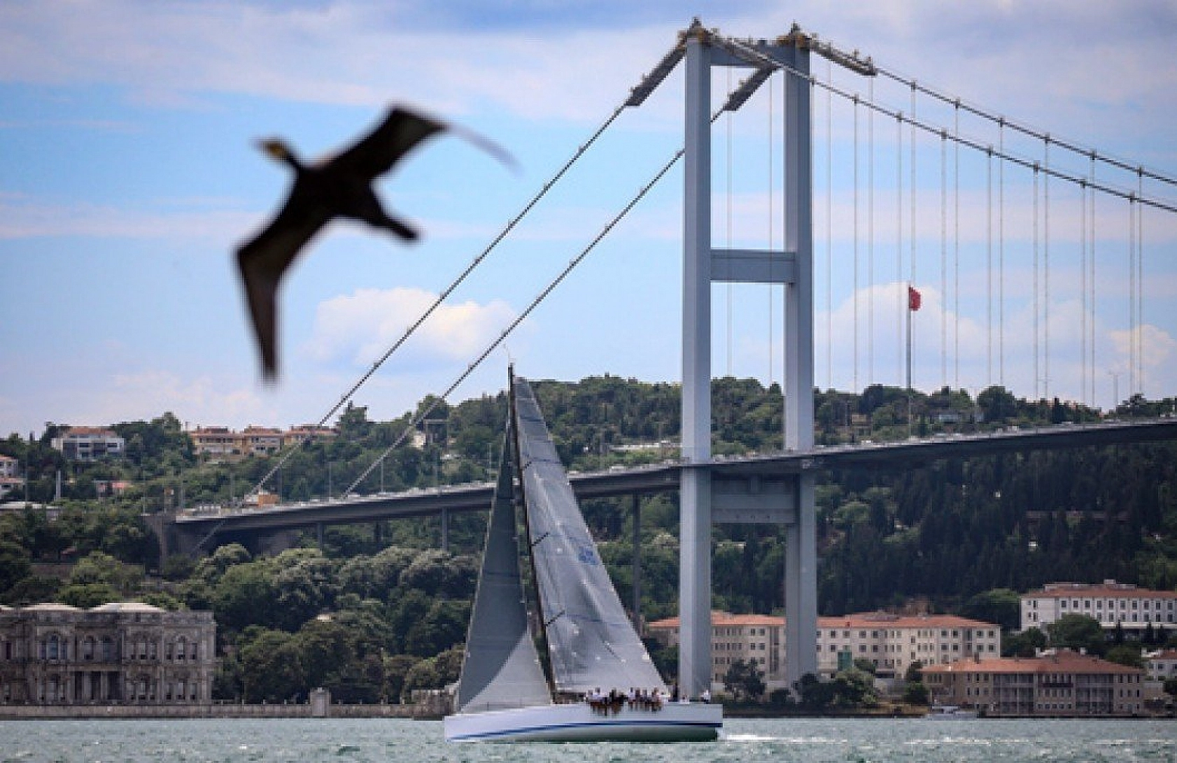 İstanbul Boğazı'nda yelken şöleni