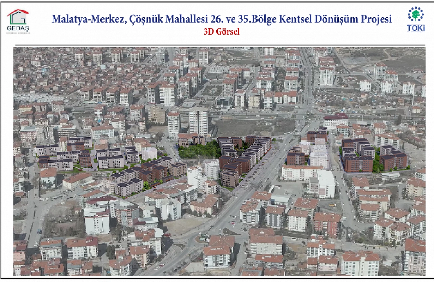 Proje Hazır! İşte Çöşnük Mahallesi'nin Proje Görselleri...