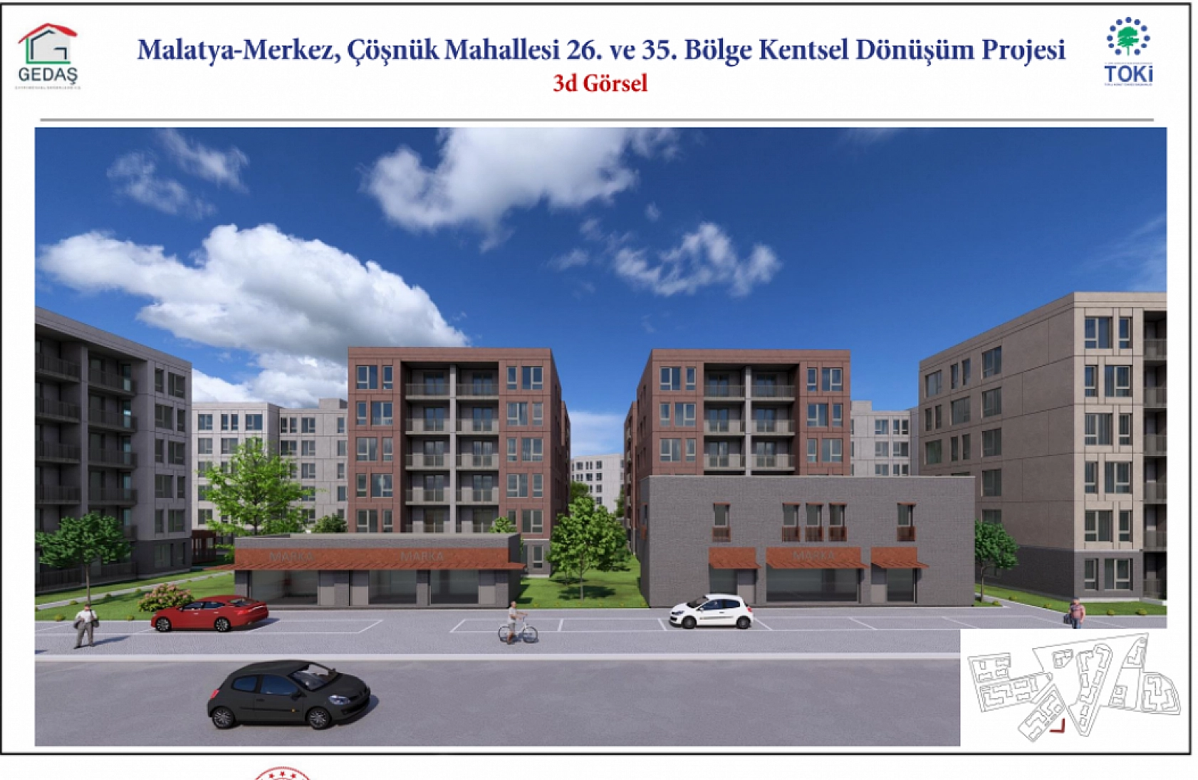 Proje Hazır! İşte Çöşnük Mahallesi'nin Proje Görselleri...