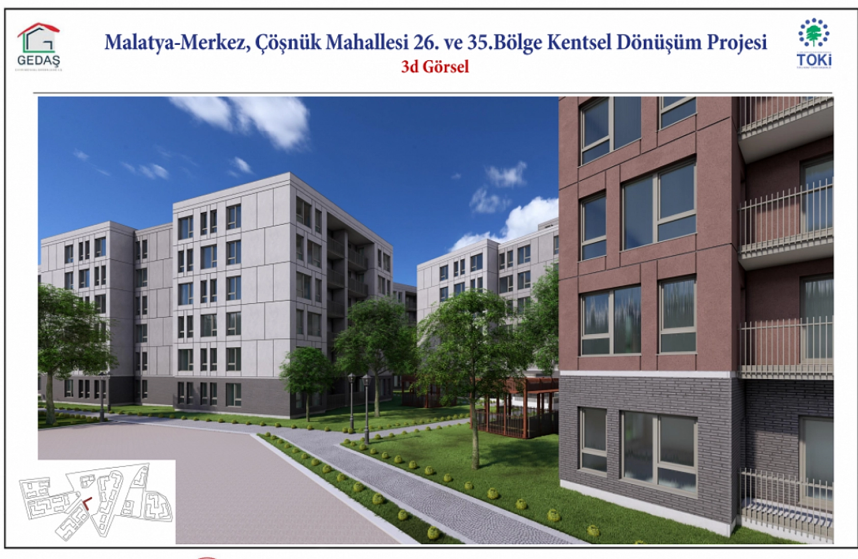 Proje Hazır! İşte Çöşnük Mahallesi'nin Proje Görselleri...