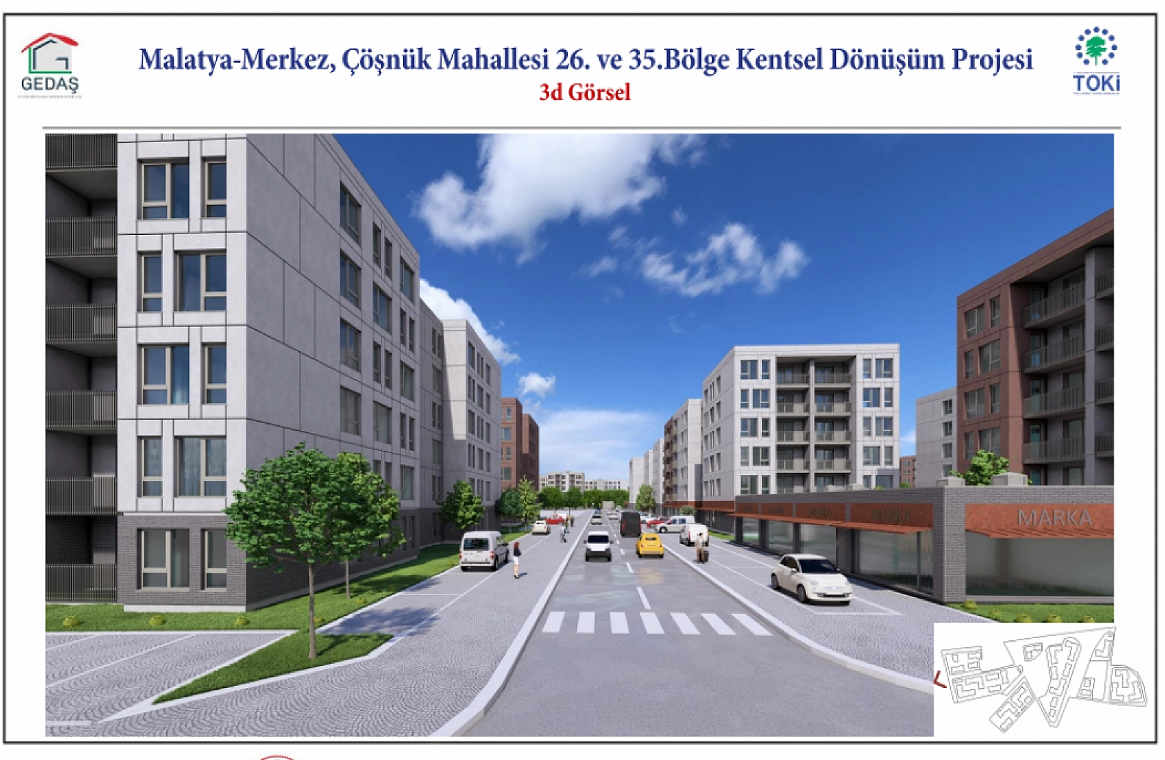 Proje Hazır! İşte Çöşnük Mahallesi'nin Proje Görselleri...