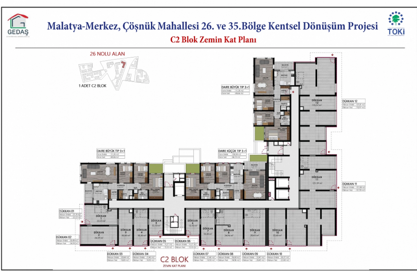 Proje Hazır! İşte Çöşnük Mahallesi'nin Proje Görselleri...