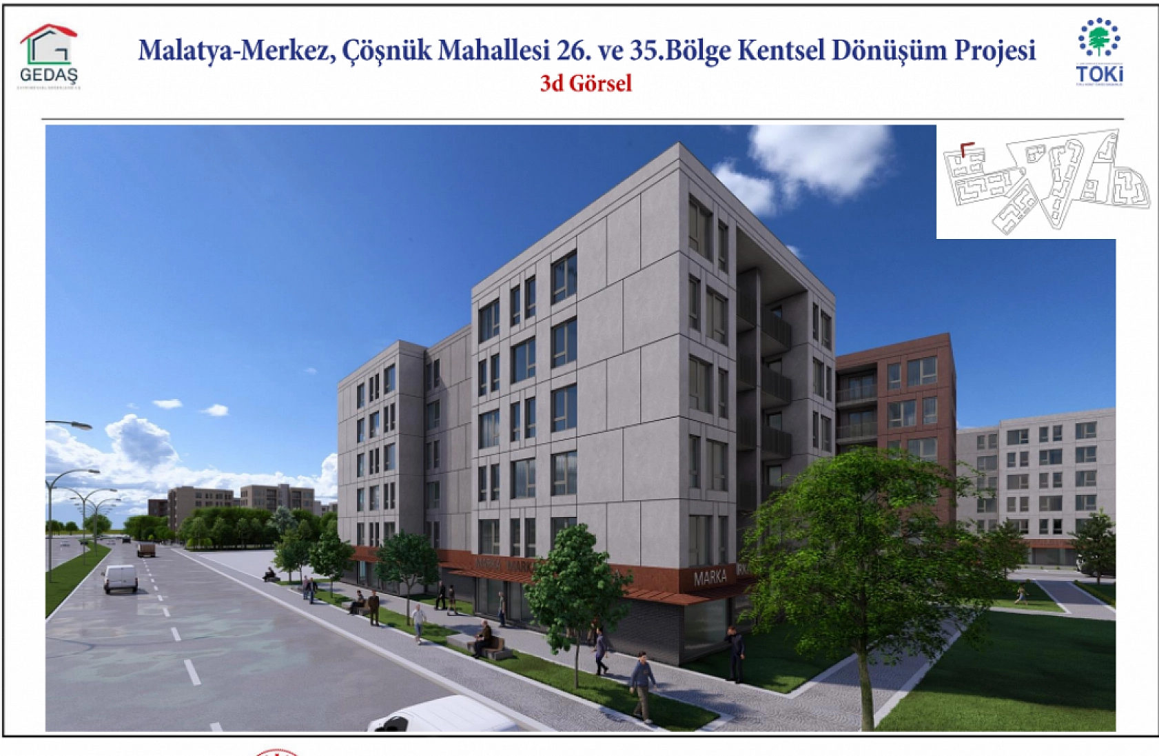 Proje Hazır! İşte Çöşnük Mahallesi'nin Proje Görselleri...