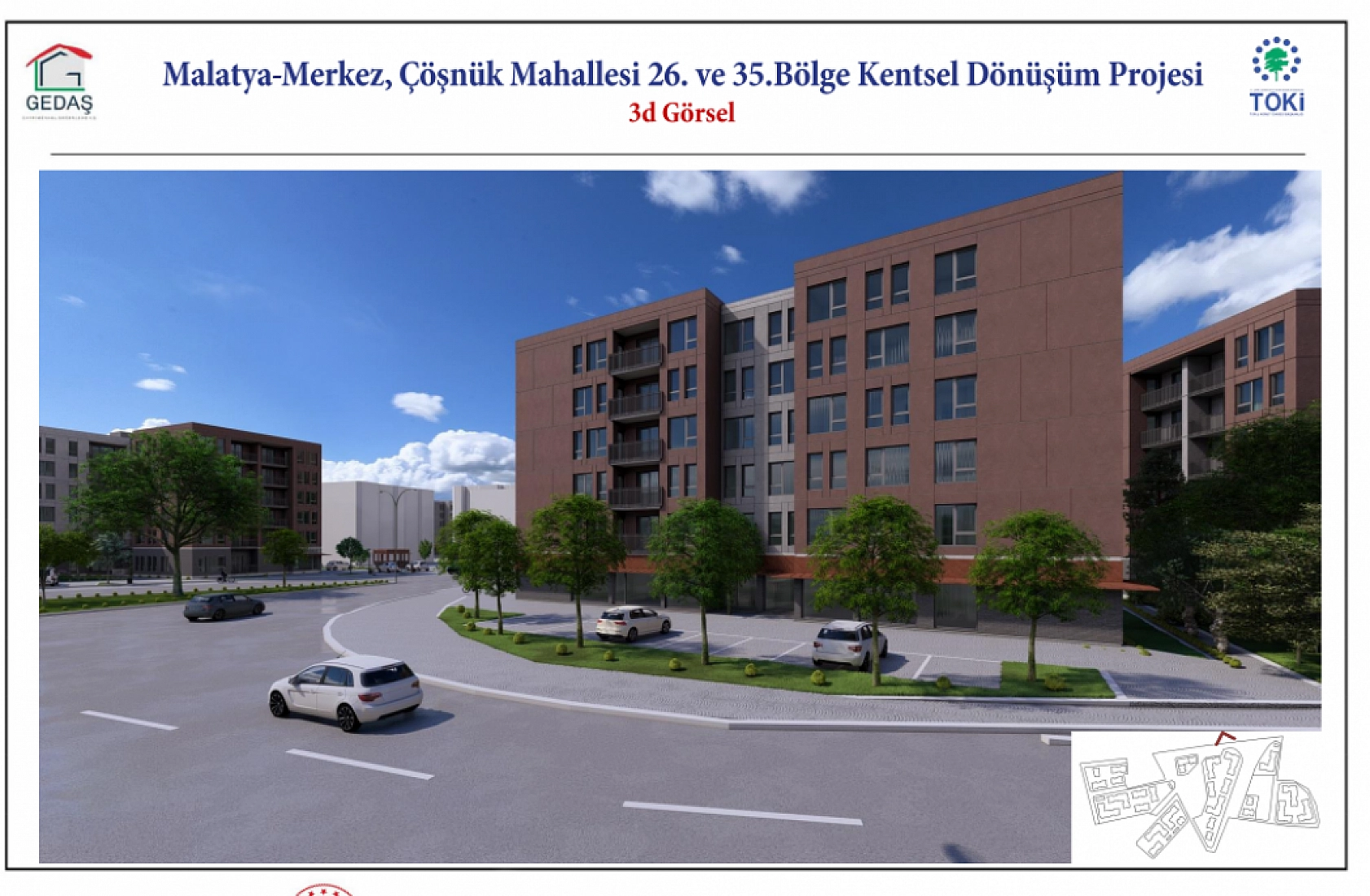 Proje Hazır! İşte Çöşnük Mahallesi'nin Proje Görselleri...