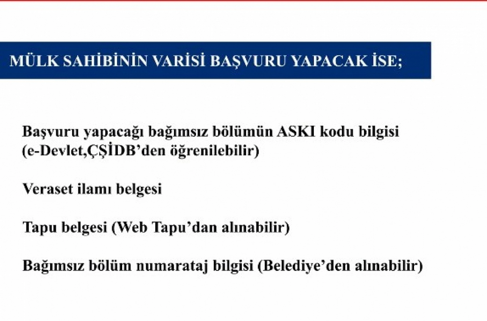 Hak Sahipliği Başvurusu İçin İstenen Belgeler Güncellendi! İşte Yeni Liste...