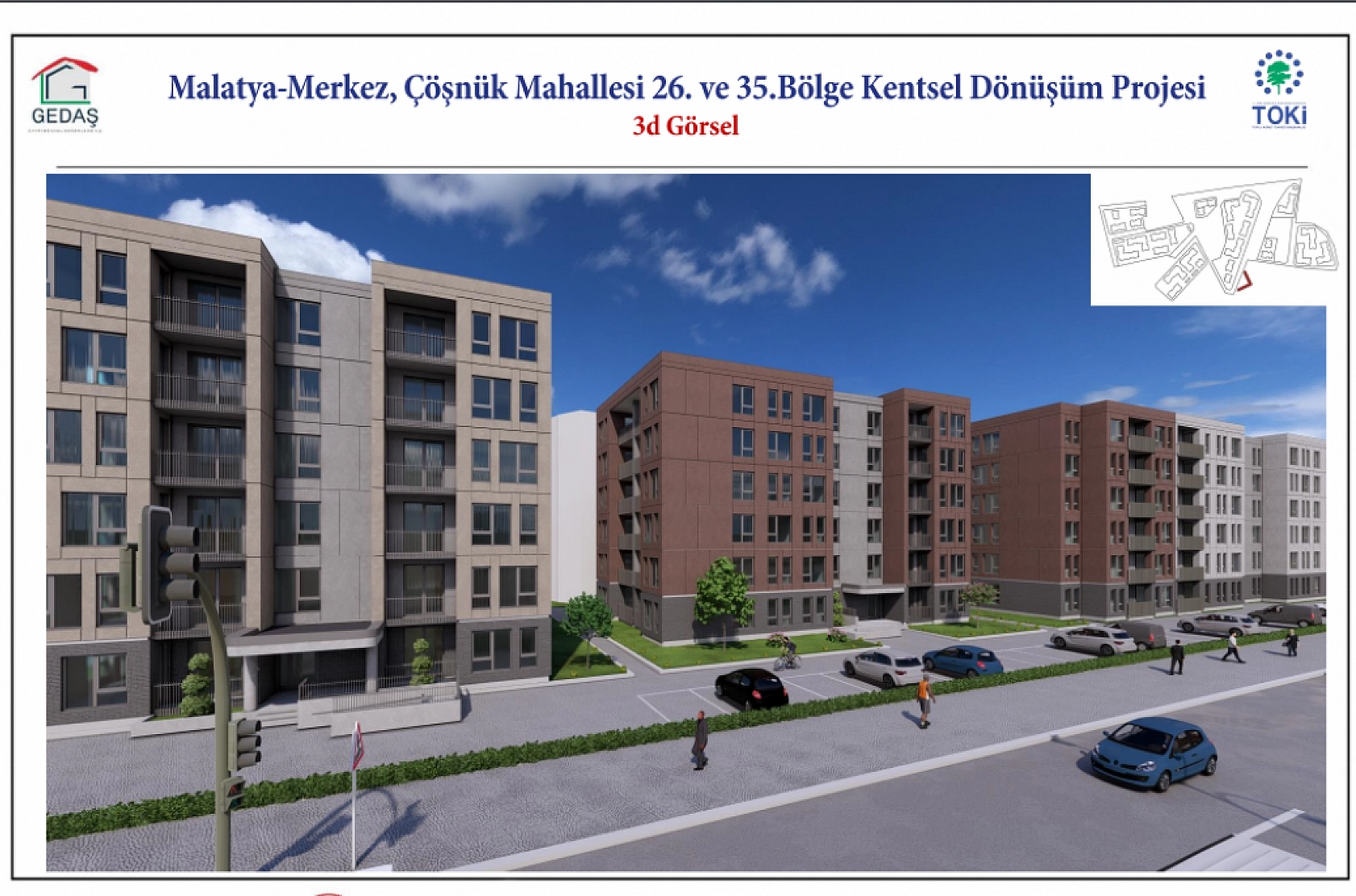 Proje Hazır! İşte Çöşnük Mahallesi'nin Proje Görselleri...