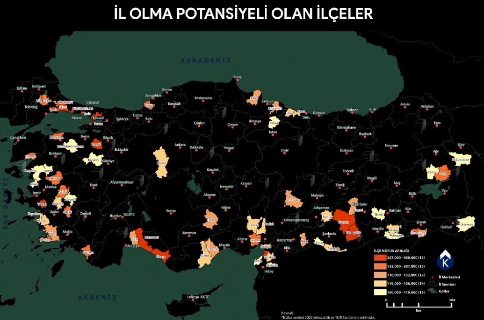 İl Olmaya En Yakın İlçeler Açıklandı!