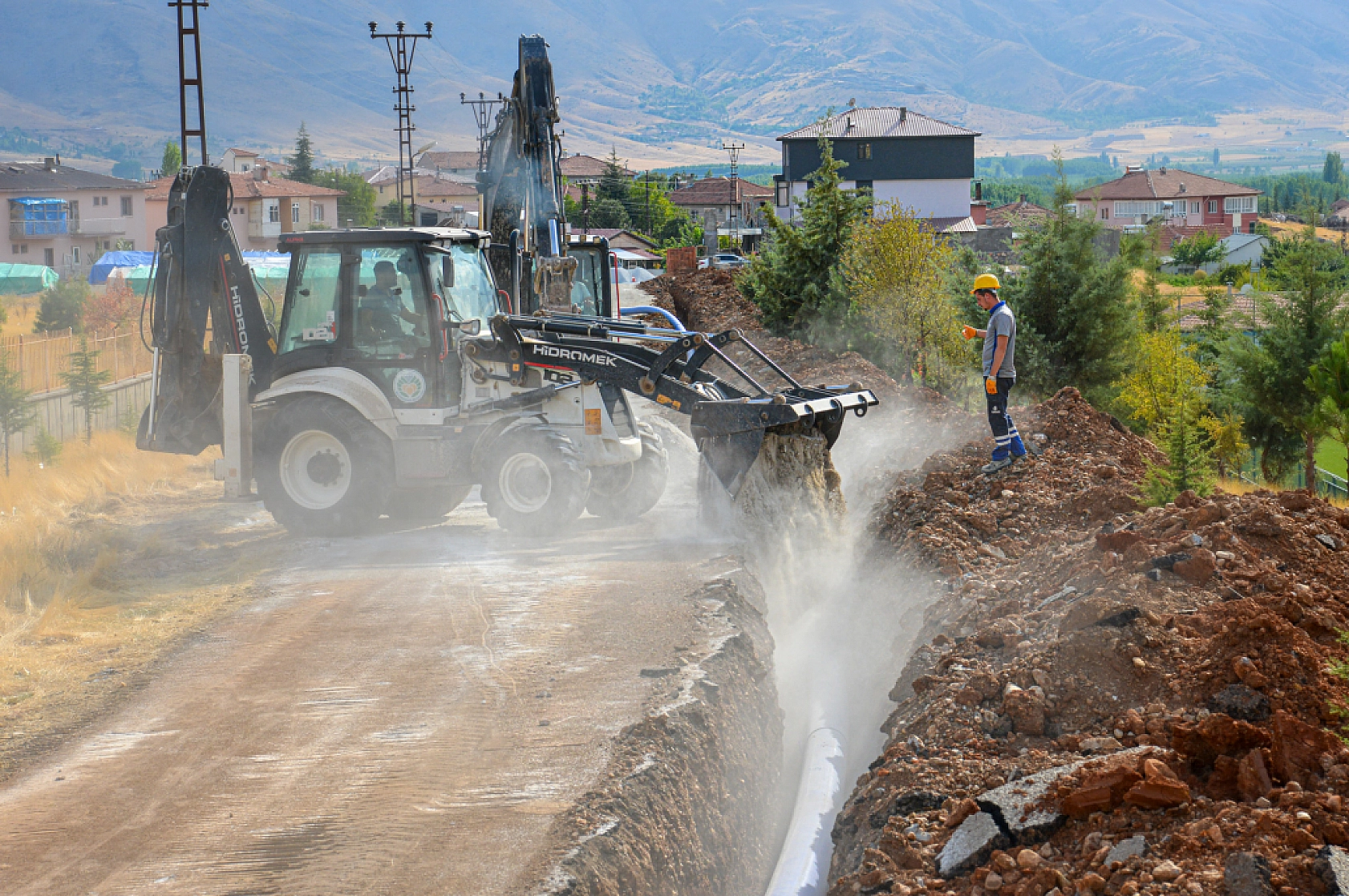 MASKİ Yeni İçme Suyu Hattıyla 3 Bin Kişinin İhtiyacını Karşılayacak...