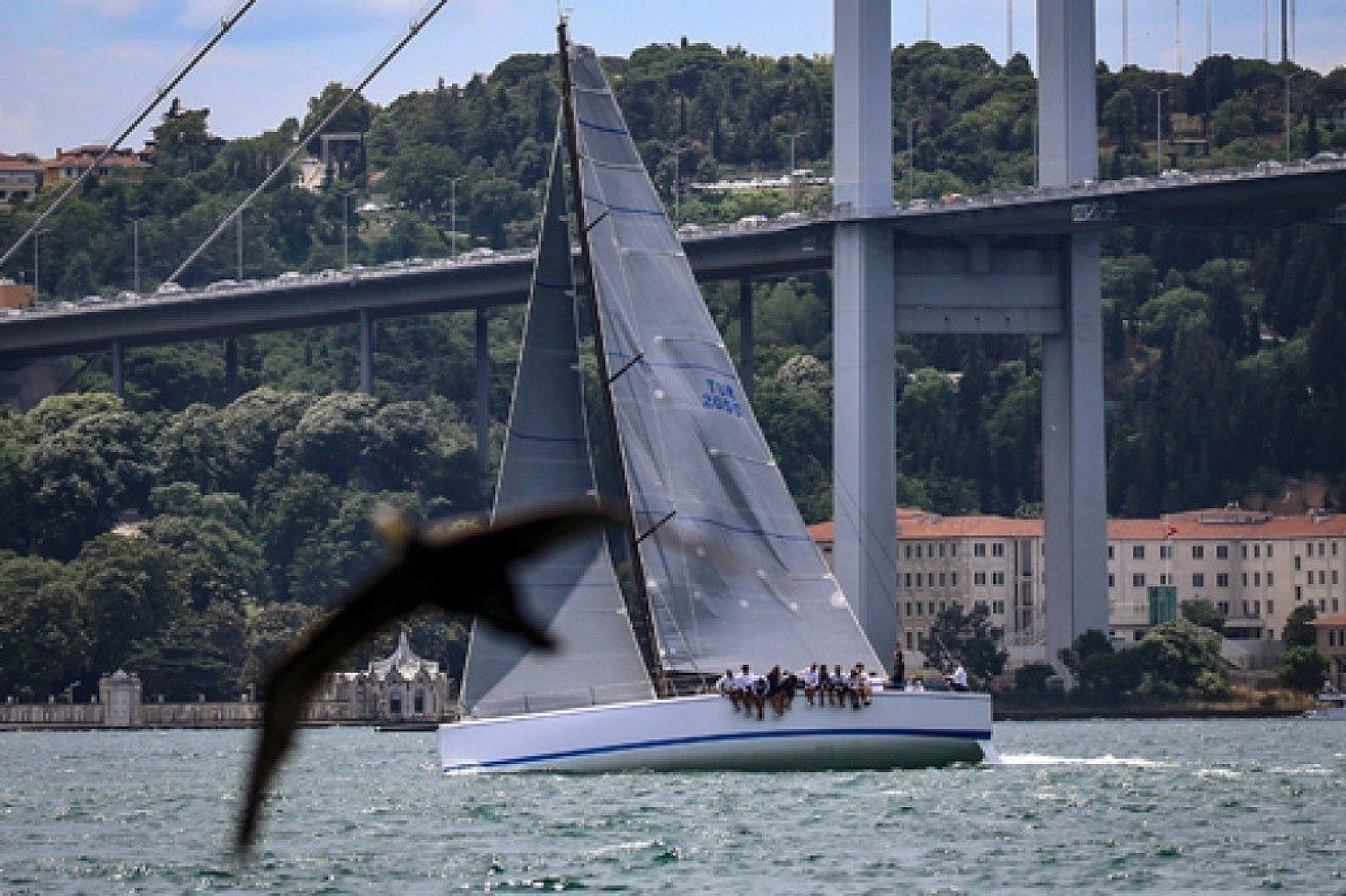 İstanbul Boğazı'nda yelken şöleni