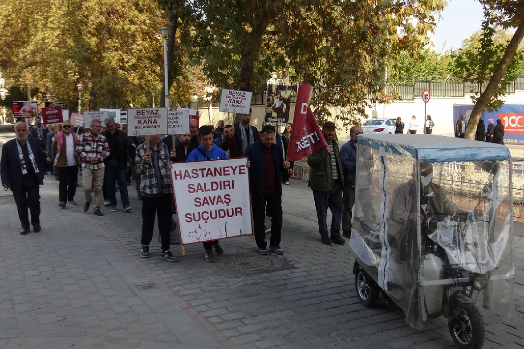 Malatya'da Katil İsrail'e Tepki Sürüyor