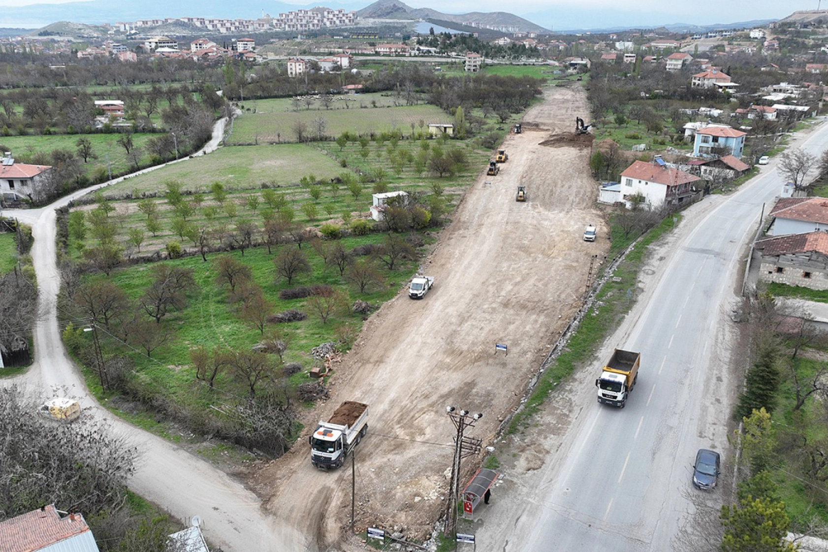 Kuzey Kuşak Yolu 2. Etap çalışmaları başladı! 11 km uzunluğunda 30 m genişliğinde olacak!